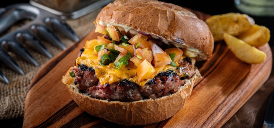 game day foods burgers